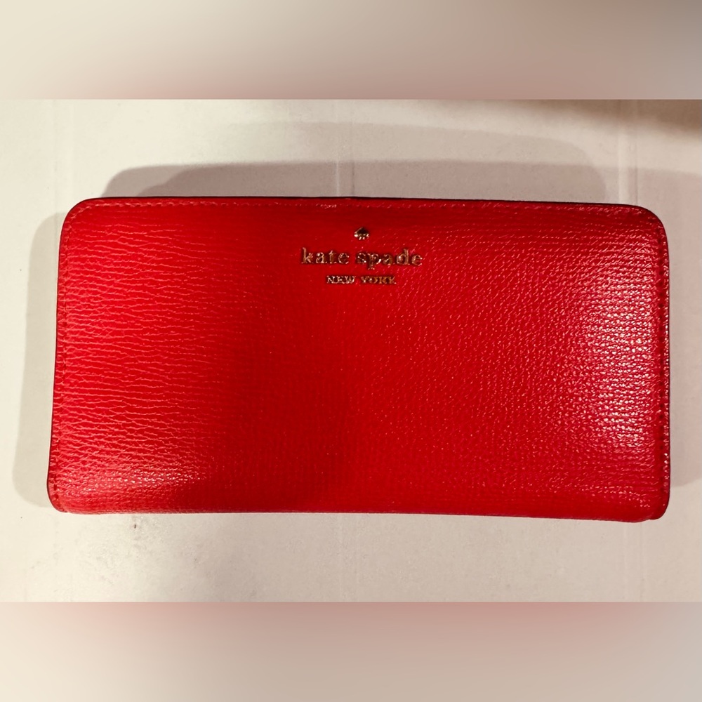 Kate Spade Staci Large Slim Bifold Wallet Gazpacho